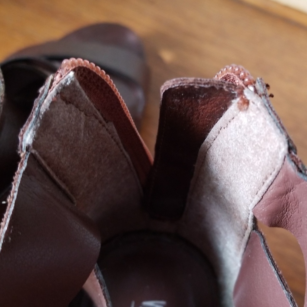 Mossimo brown wedge sandals - Picture 3 of 7